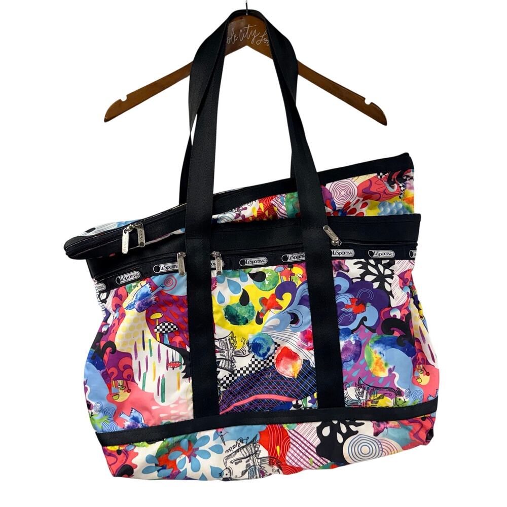 Lesportsac Bag Classic Large Travel Tote Colorful Packable Carryall